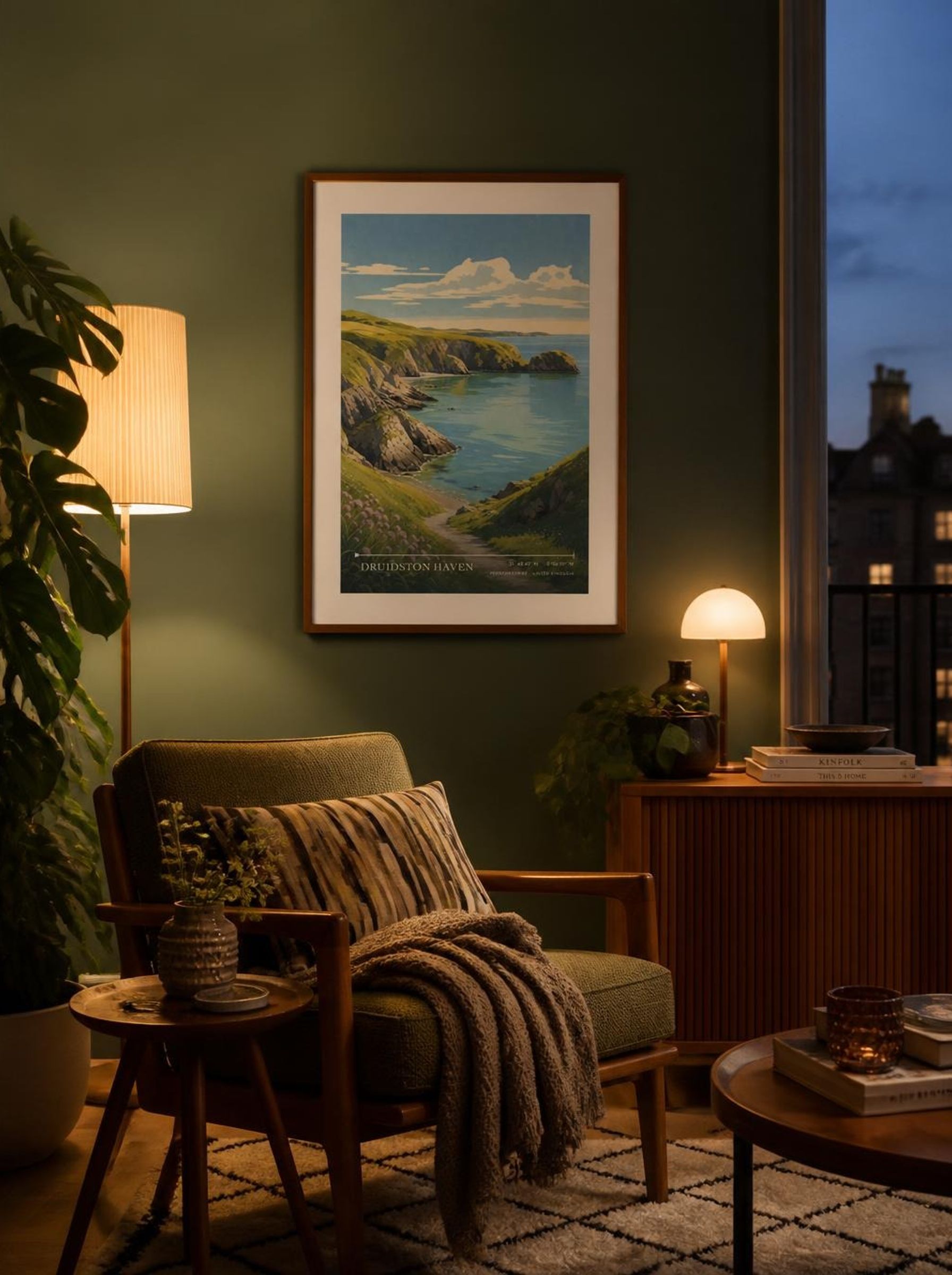 Druidston Haven Pembrokeshire United Kingdom Travel Poster - Lifestyle