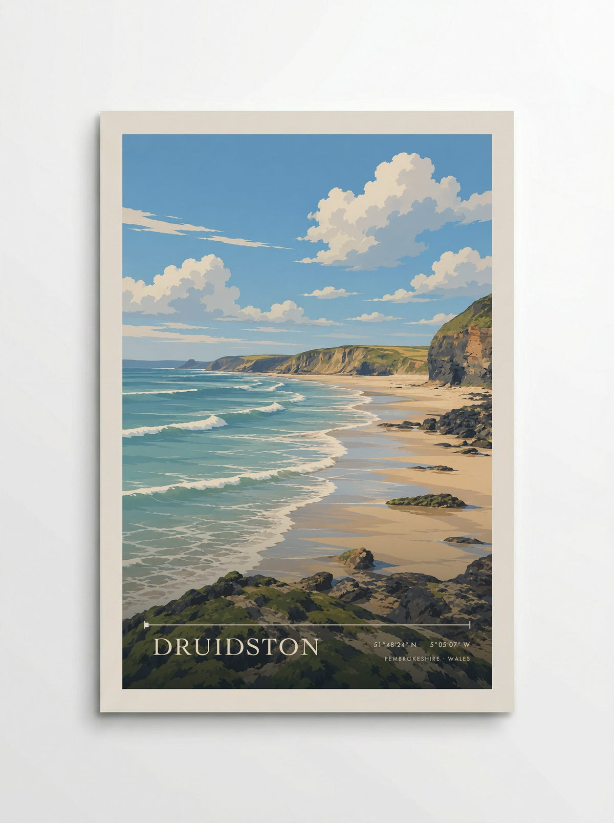 Druidston, Pembrokeshire | Travel Poster - Poster