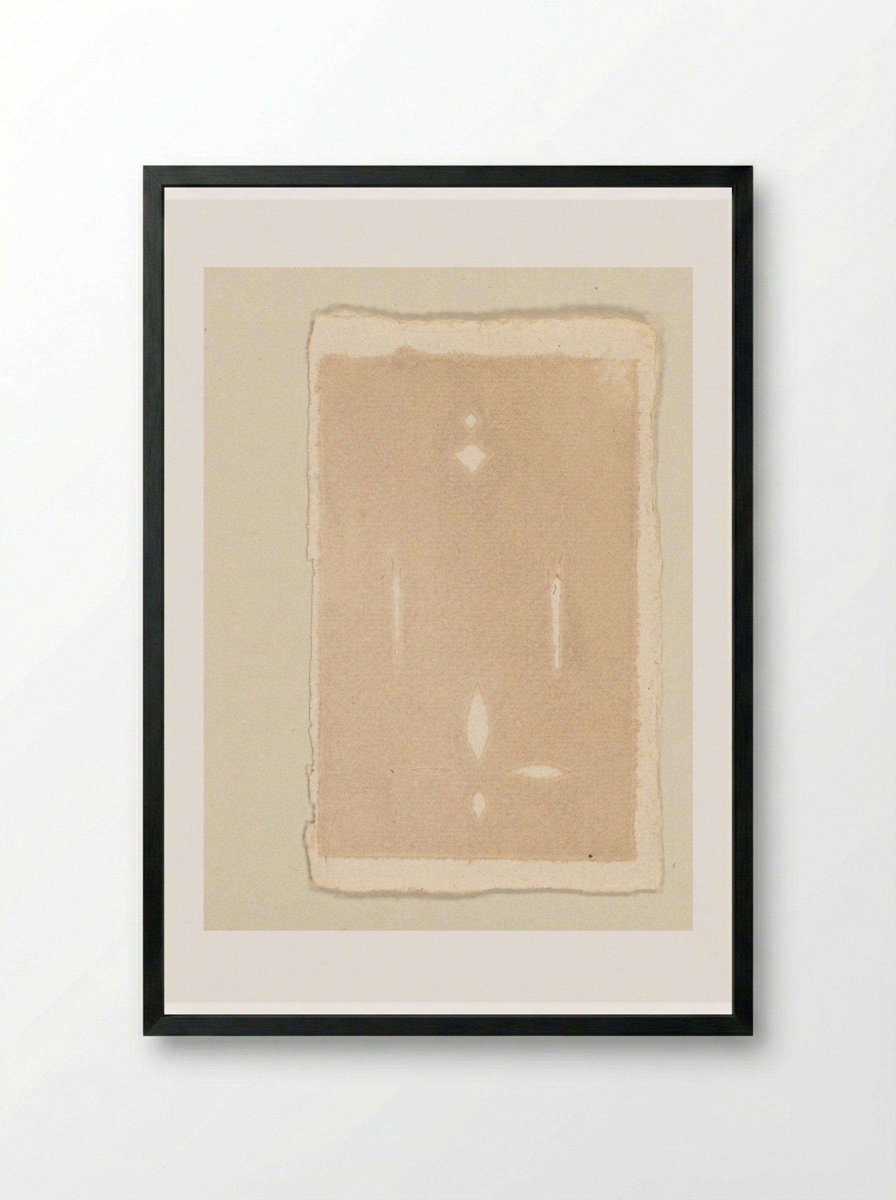 Drukproef met uitsparingen - Cornelis Ploos van Amstel - Framed Print Black