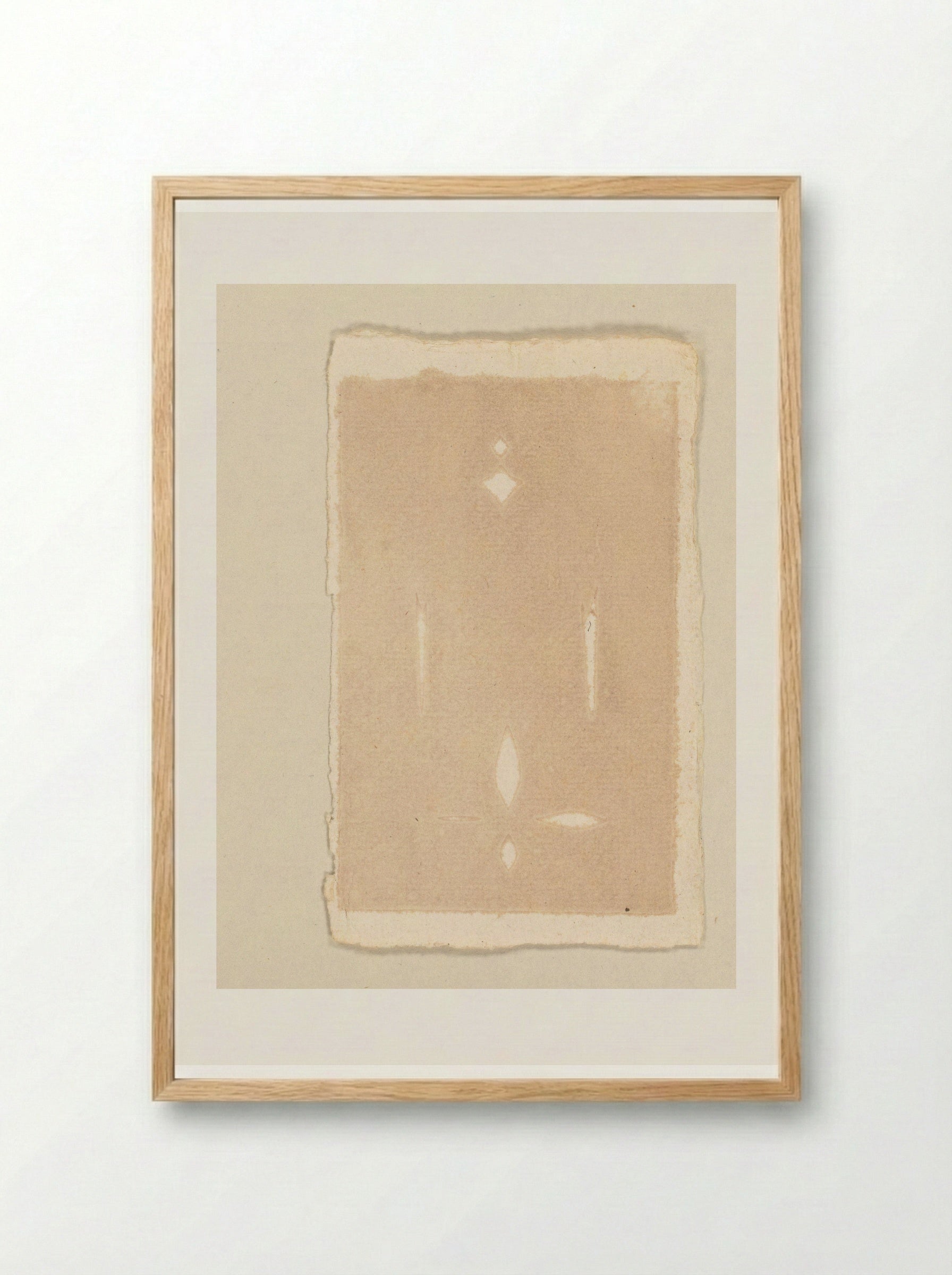 Drukproef met uitsparingen - Cornelis Ploos van Amstel - Framed Print Wood