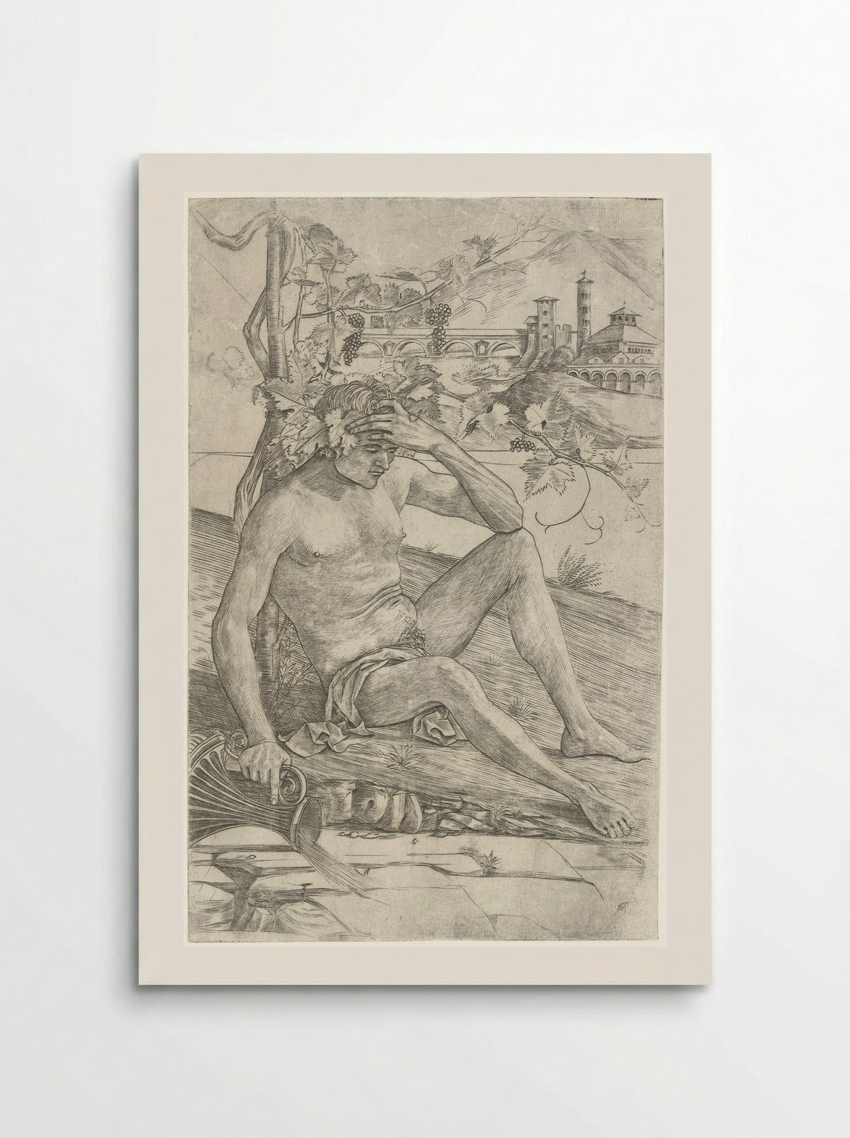 Drunken Bacchus - Girolamo Mocetto - Poster
