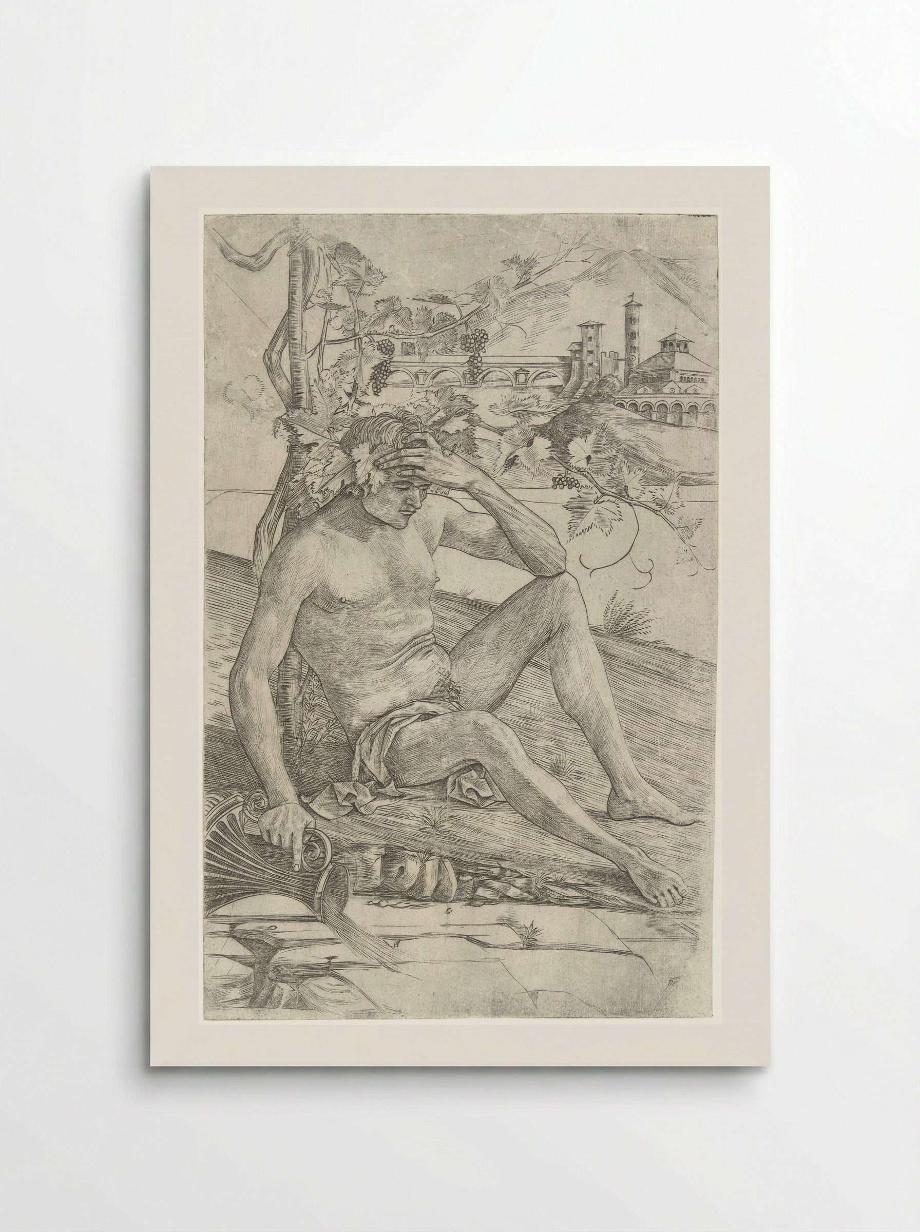 Drunken Bacchus - Girolamo Mocetto - Poster