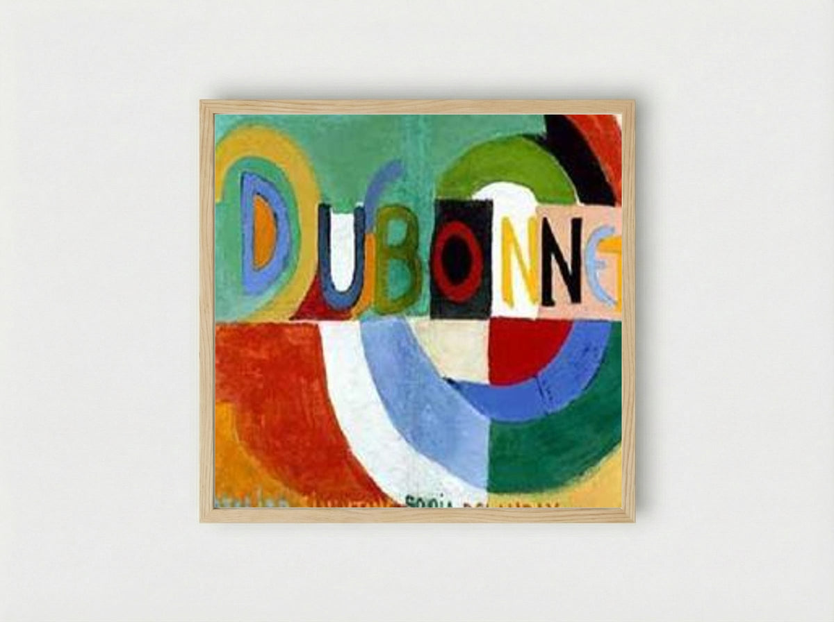 Dubonnet - Sonia Delaunay - Framed Print Wood