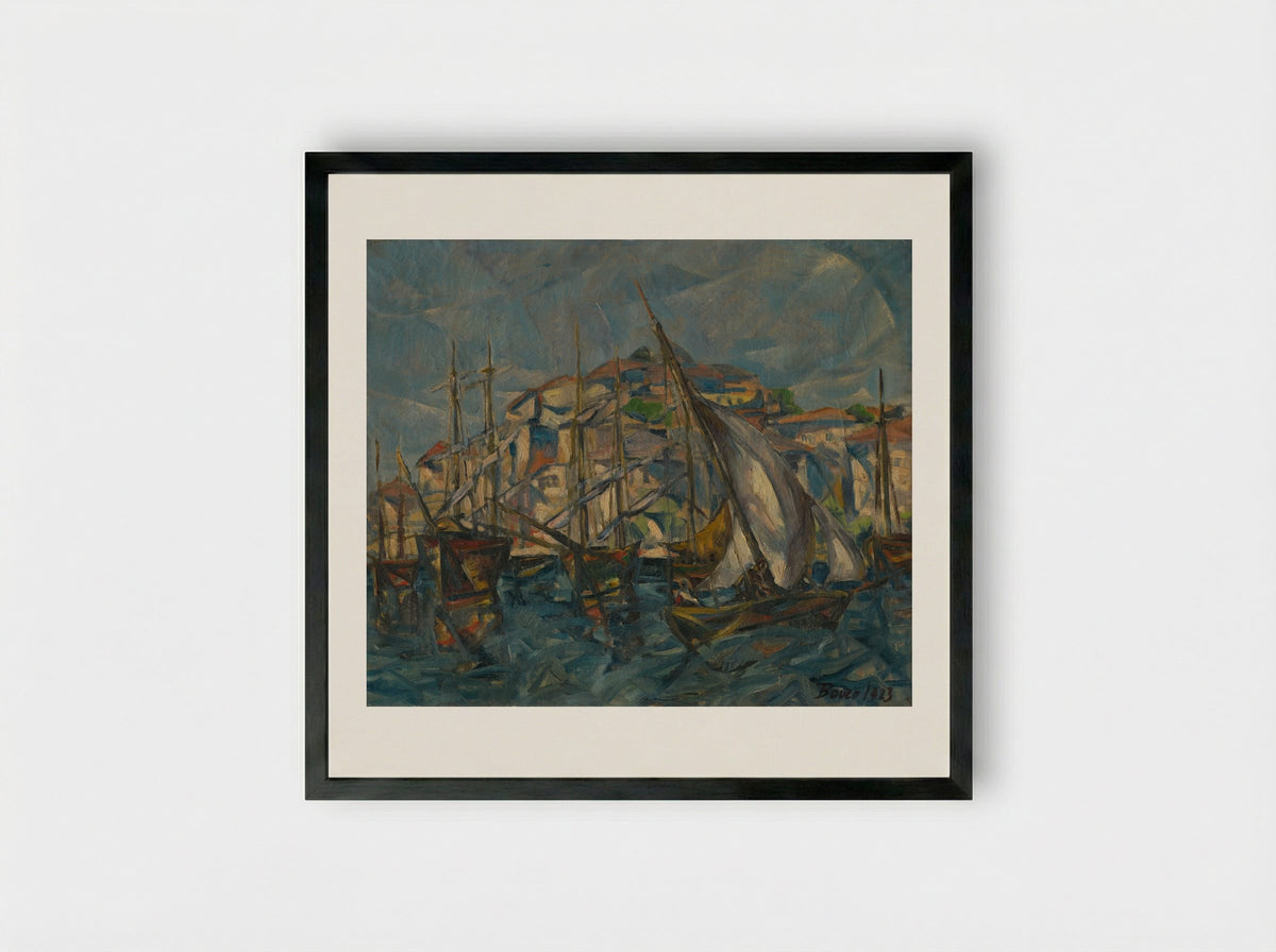Dubrovnik - Konstantin Bauer - Framed Print Black