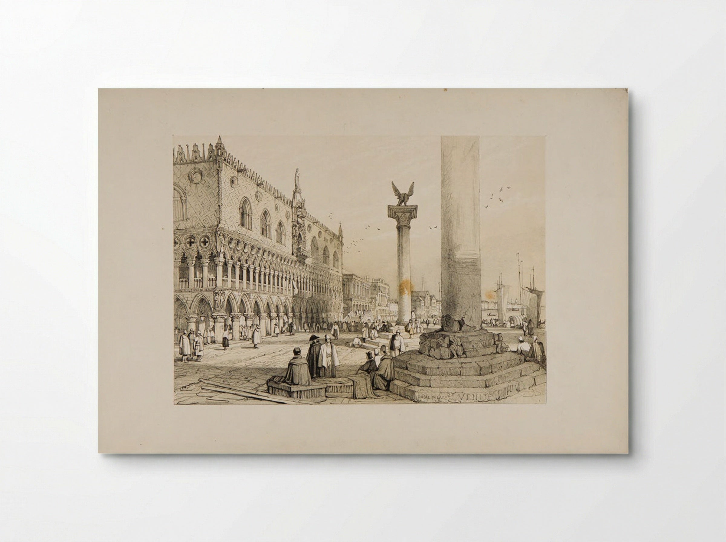 Ducal Palace, Venice - Samuel Prout - Poster