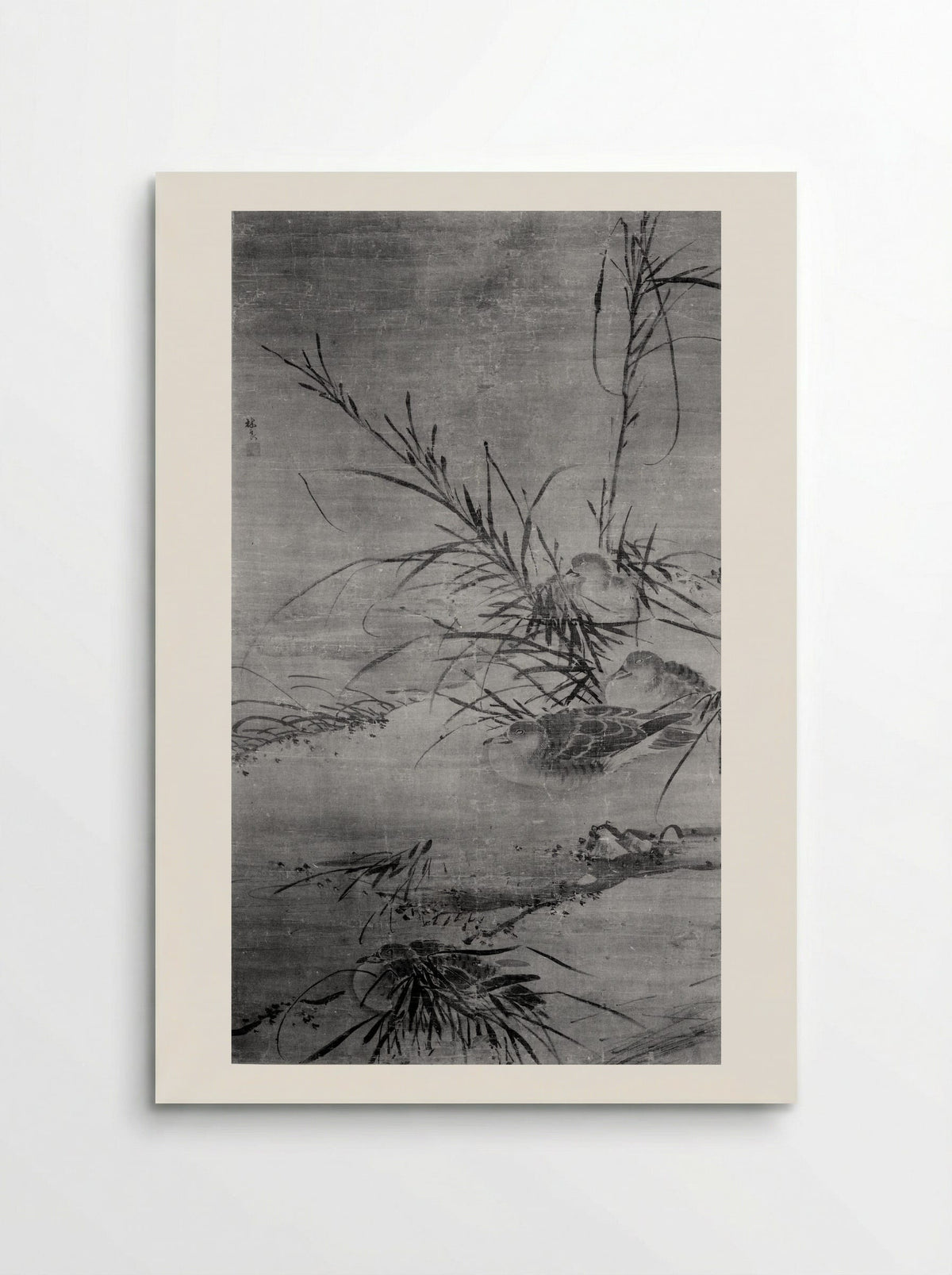 Ducks and Reeds - Lin Liang - Poster