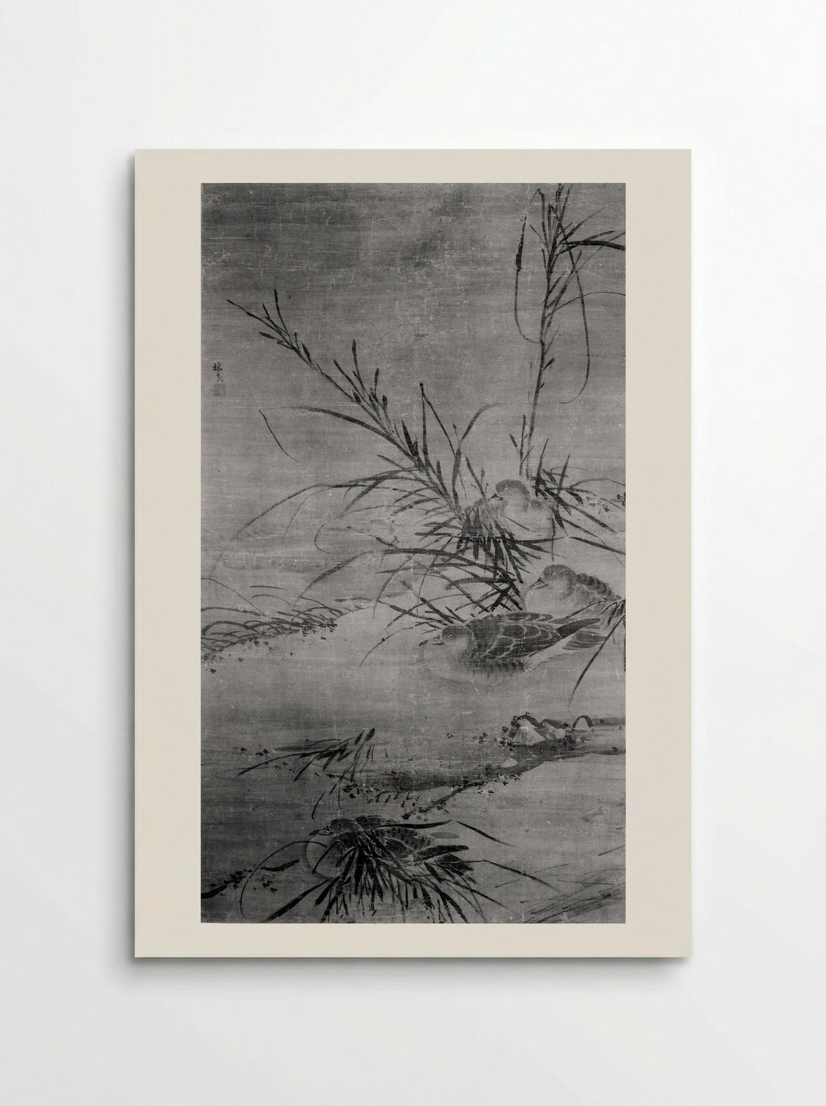 Ducks and Reeds - Lin Liang - Poster