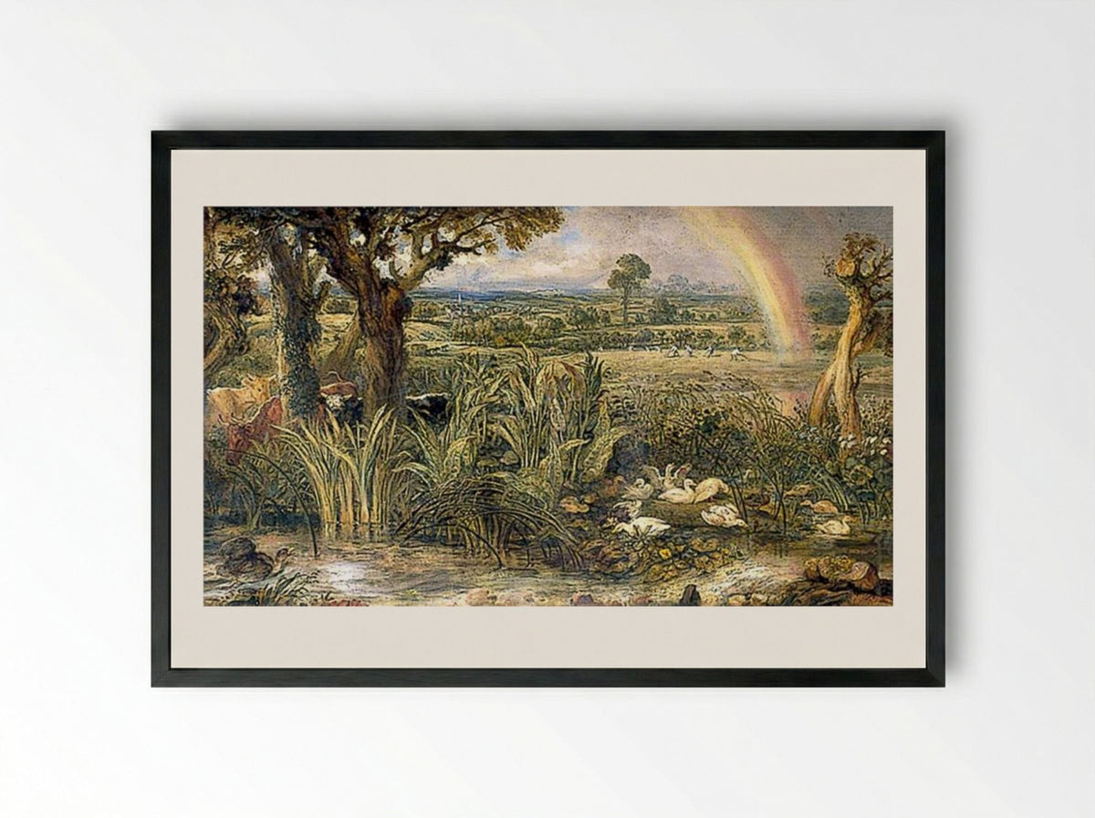 Duckweeds - James Ward - Framed Print Black