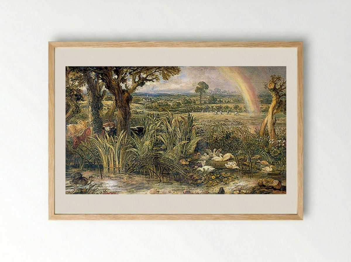 Duckweeds - James Ward - Framed Print Wood