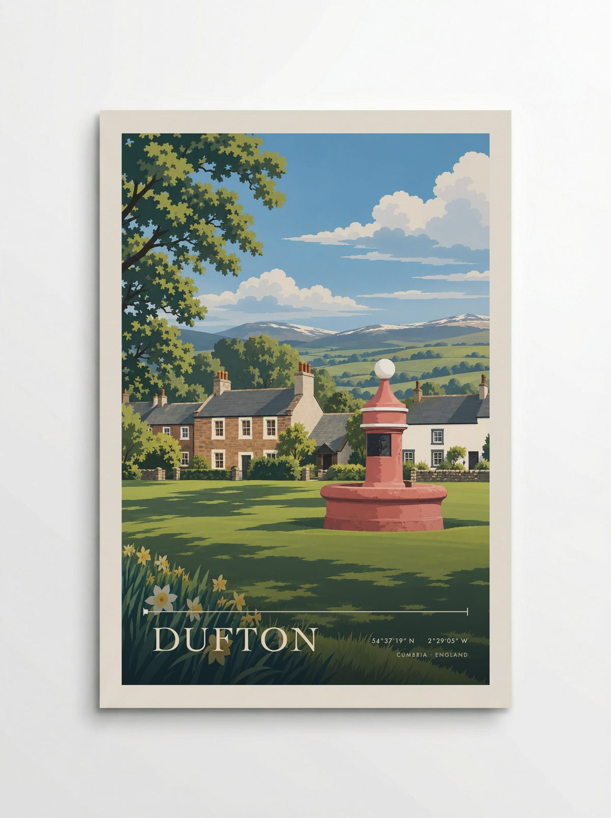Dufton, Cumbria | Travel Poster - Poster