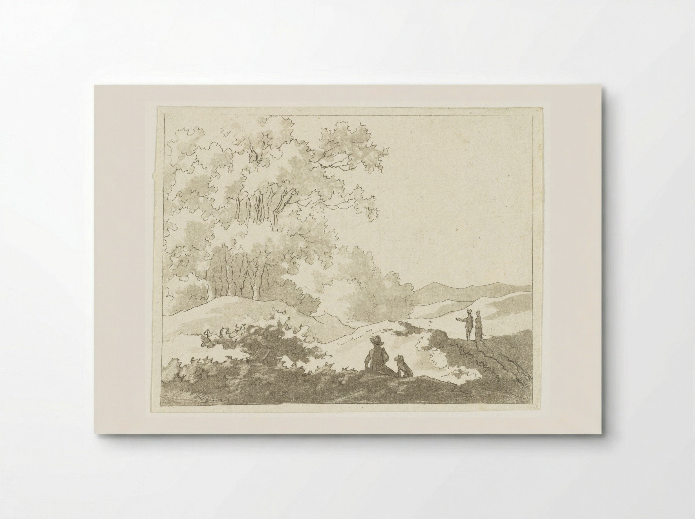 Duinlandschap - Anthonie van den Bos - Poster