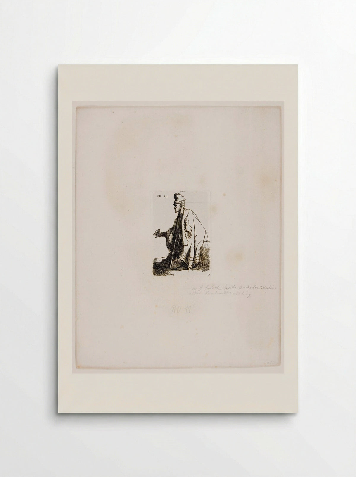 Dumb Beggar (After Rembrandt) - William James Smith - Poster
