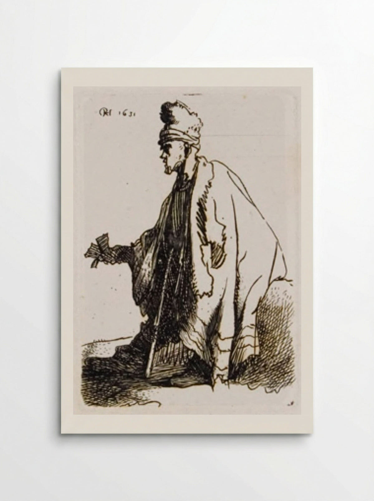Dumb Beggar (After Rembrandt) - William James Smith - Poster