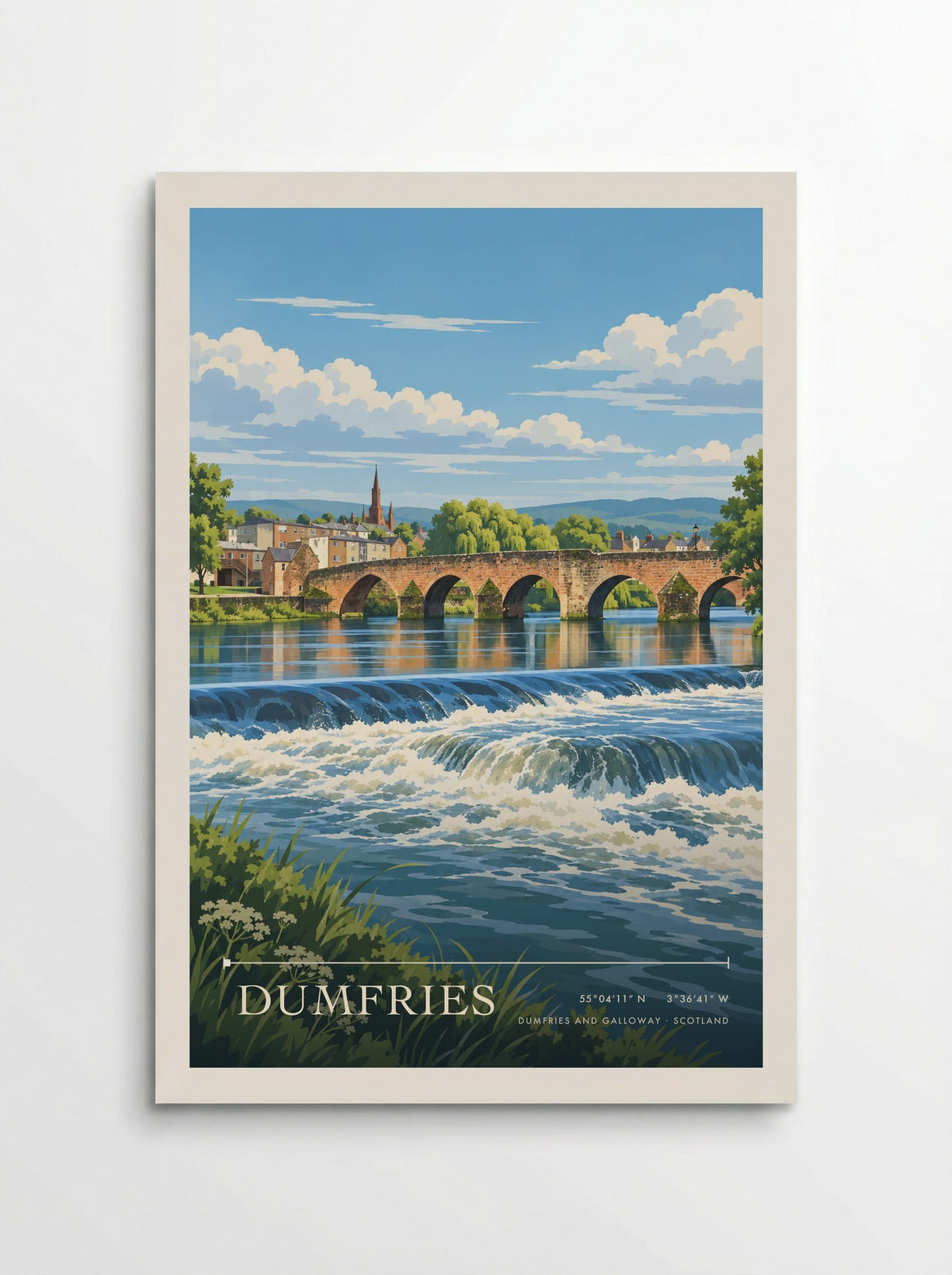 Dumfries, Dumfries and Galloway | Travel Poster - Poster