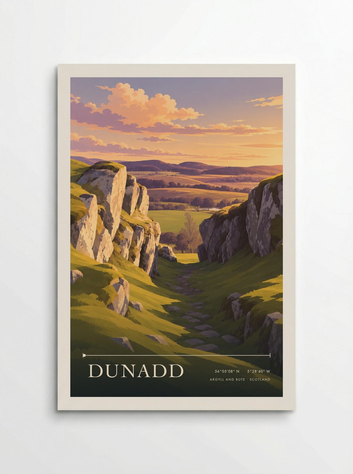 Dunadd, Argyll and Bute | Travel Poster - Poster