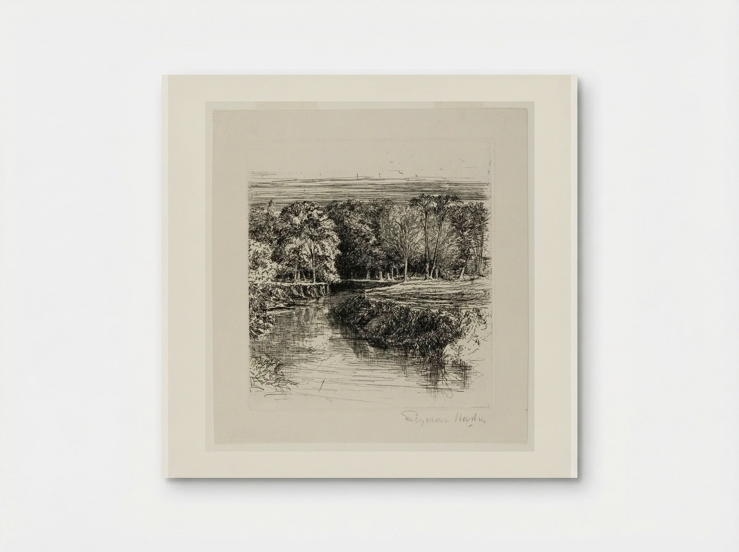 Dundrum River - Francis Seymour Haden - Poster
