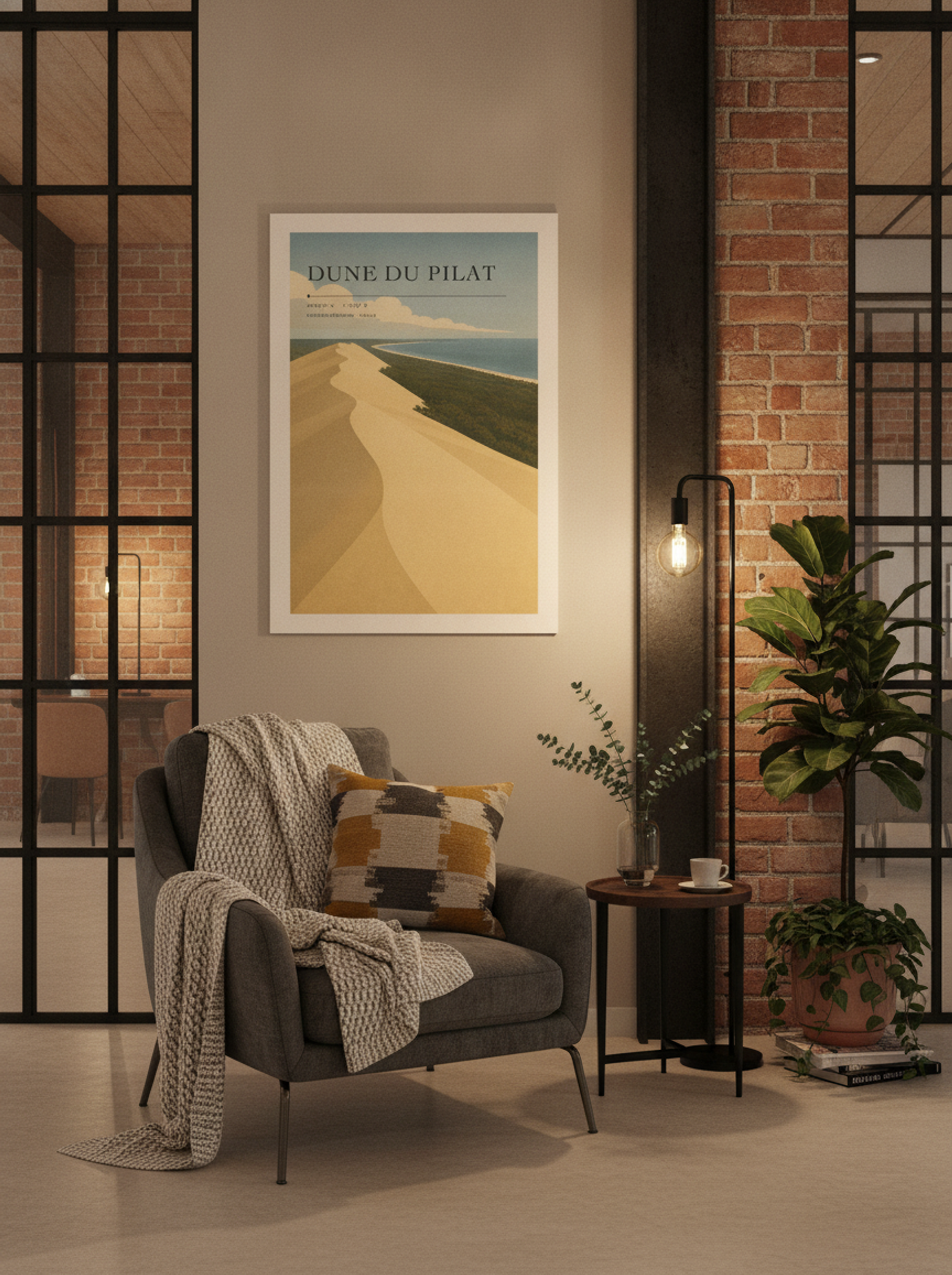 Dune du Pilat Travel Poster Artwork - Lifestyle
