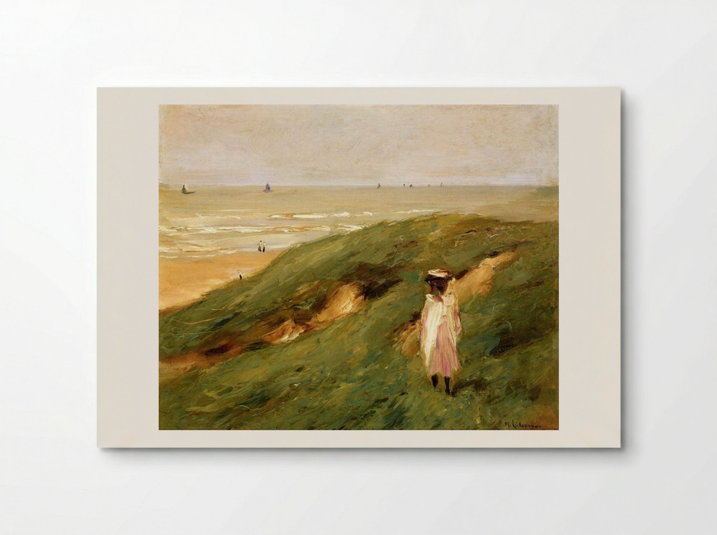 Dune near Nordwijk with Child - Max Liebermann - Poster