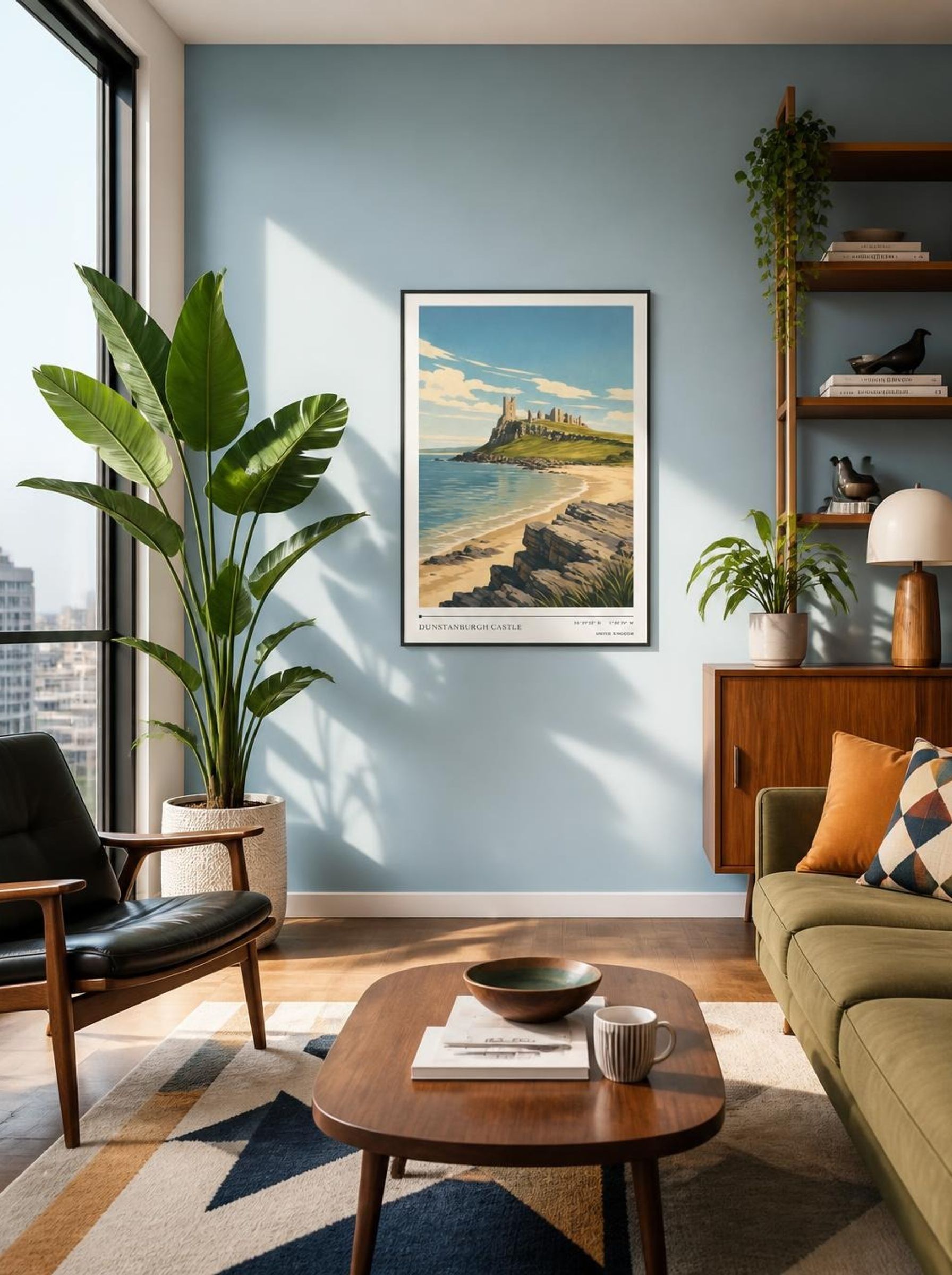 Dunstanburgh Castle United Kingdom Travel Poster - Lifestyle