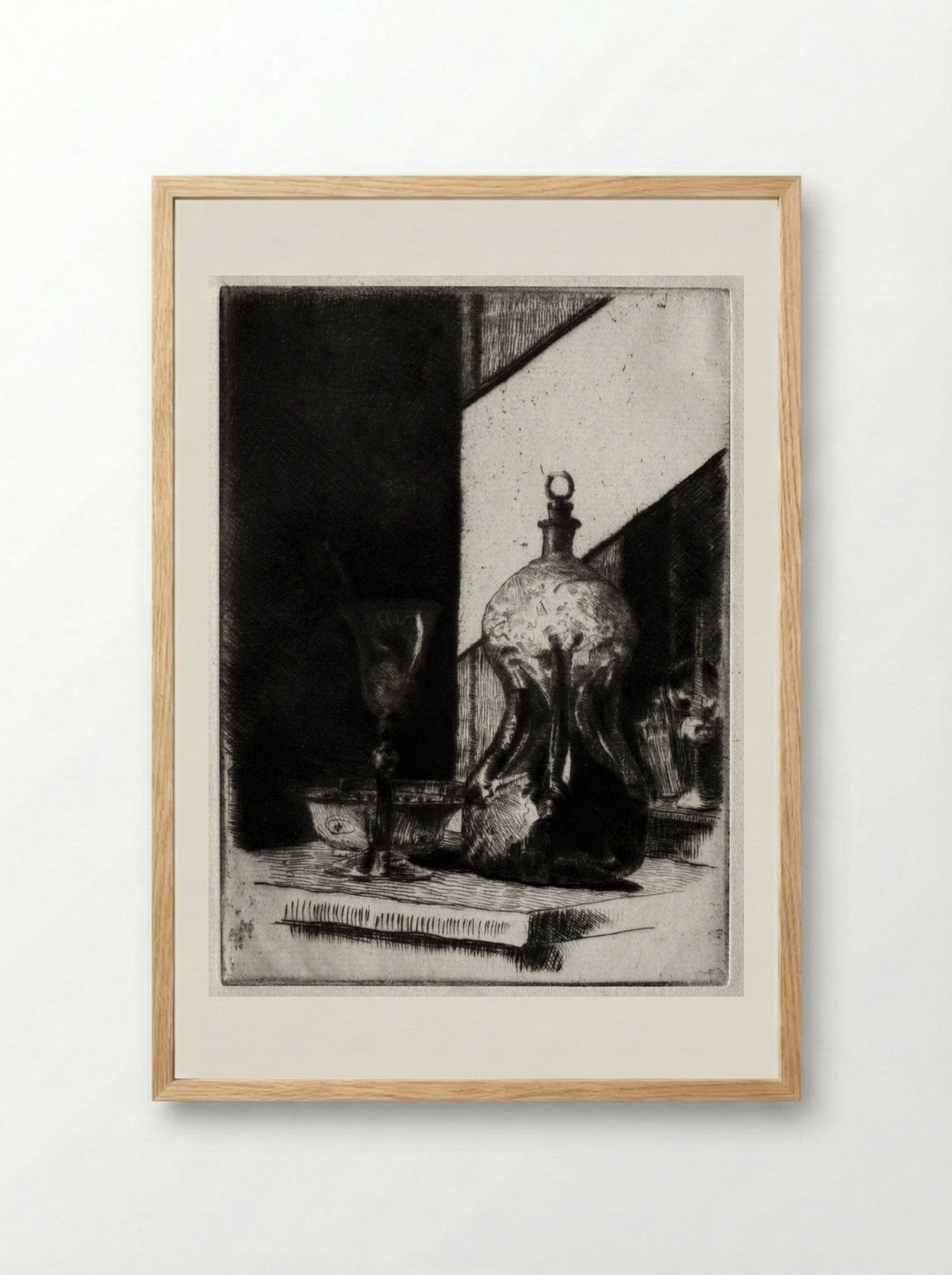 Dutch Schnapps - Julian Alden Weir - Framed Print Wood