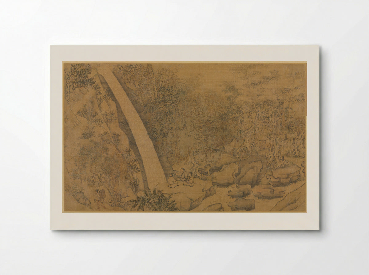 Dwelling in the Longmian Mountains - Li Gonglin - Poster