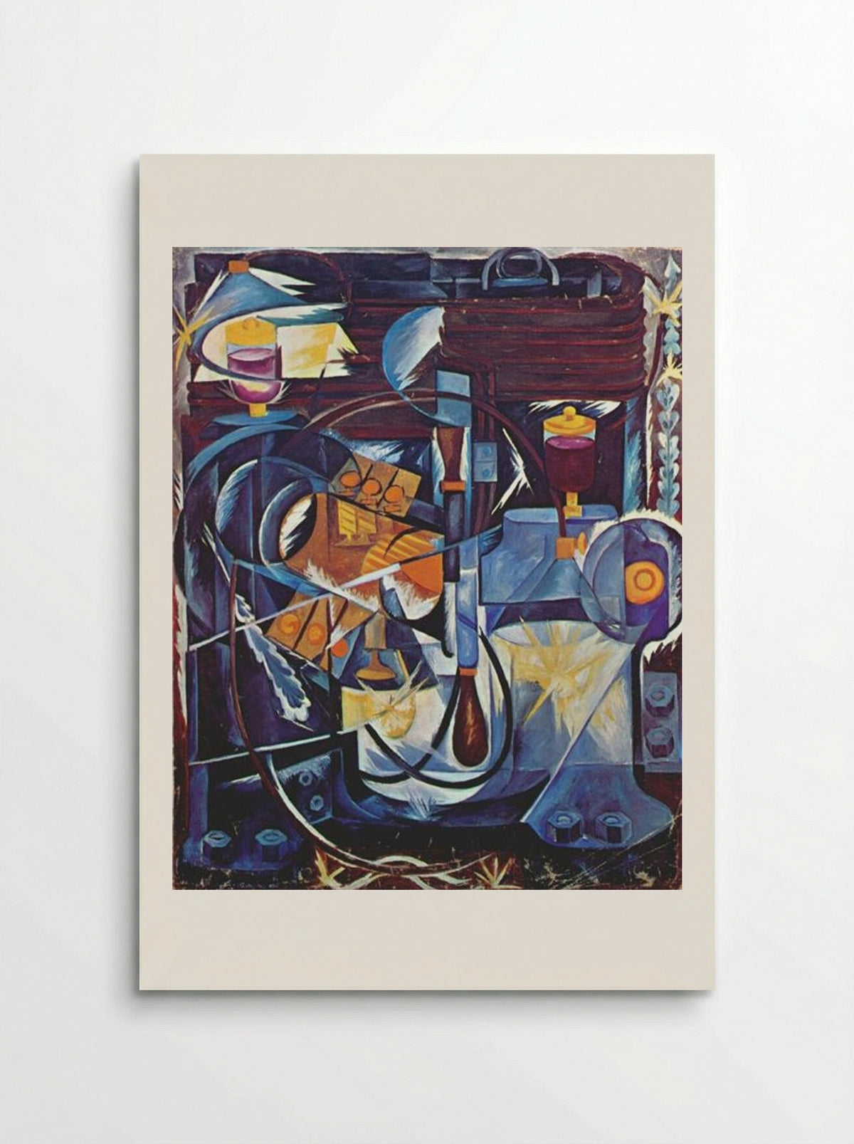 Dynamo Machine - Natalia Goncharova - Poster