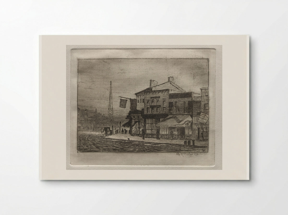 Eagle Street and Woodland Avenue - Otto H. Bacher - Poster
