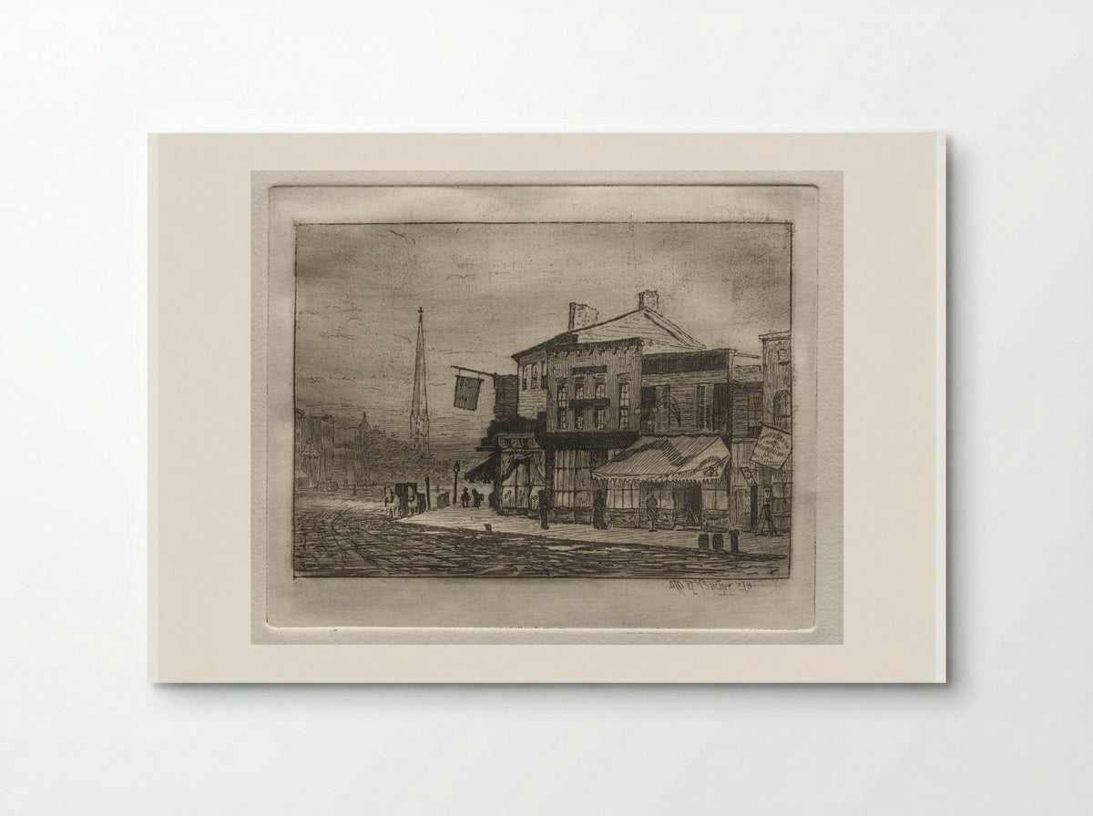 Eagle Street and Woodland Avenue - Otto H. Bacher - Poster