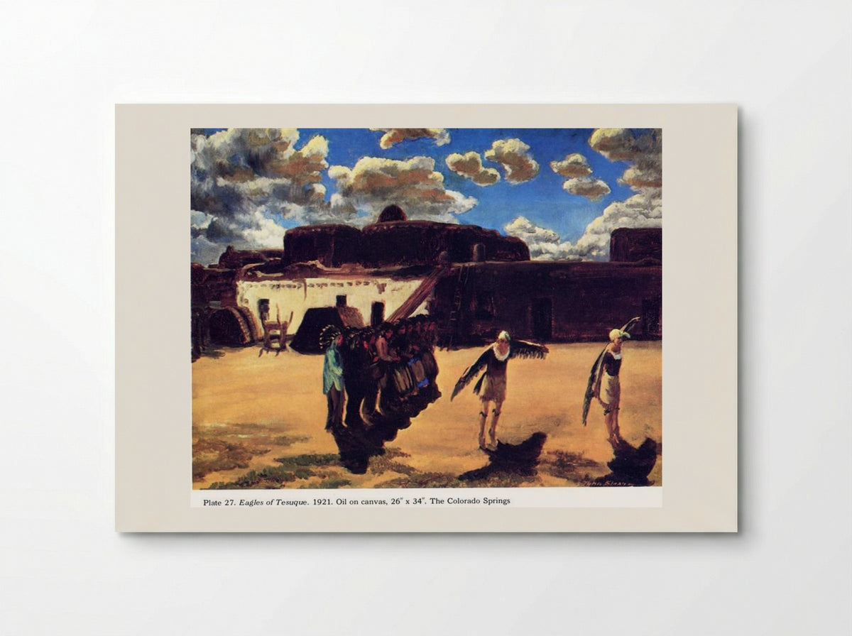 Eagles of Tesuque - John French Sloan - Poster
