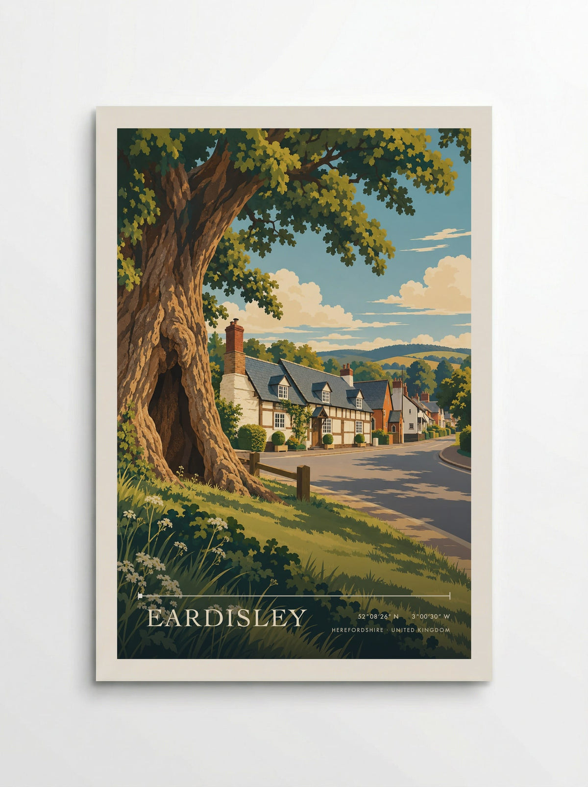 Eardisley, Herefordshire | Travel Poster - Poster