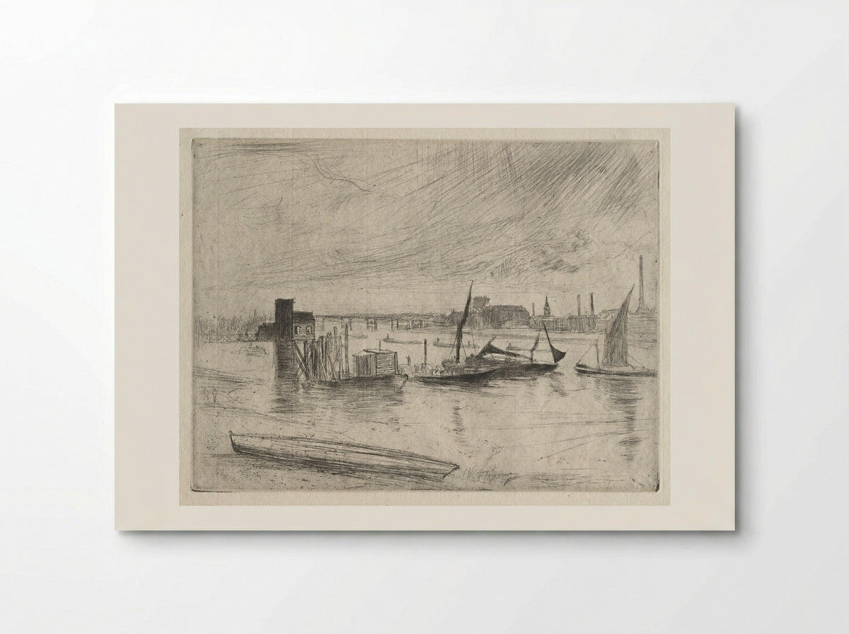 Early Morning Battersea - James McNeill Whistler - Poster