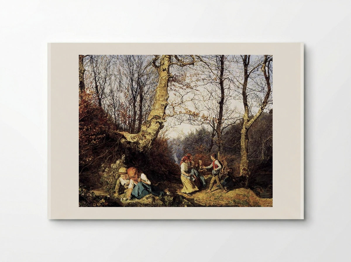 Early Spring in the Wienerwald - Ferdinand Georg Waldmüller - Poster