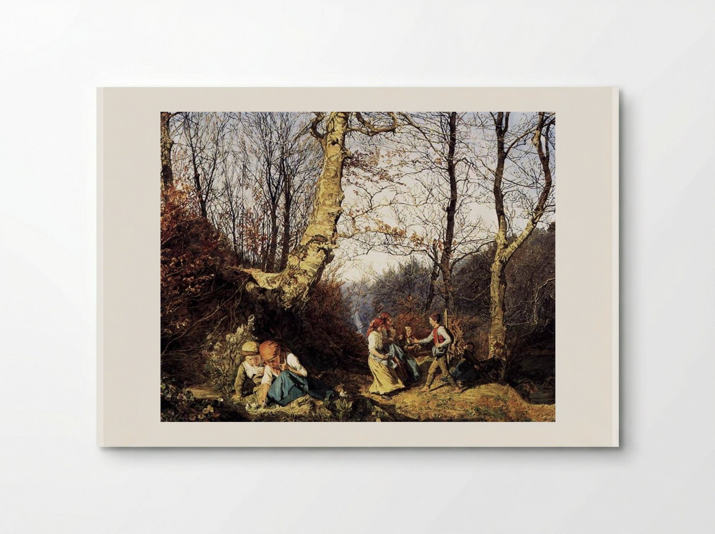 Early Spring in the Wienerwald - Ferdinand Georg Waldmüller - Poster