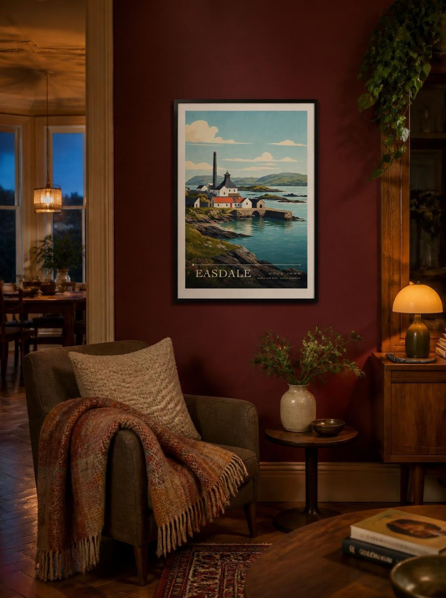 Easdale Argyll and Bute United Kingdom Travel Poster - Lifestyle
