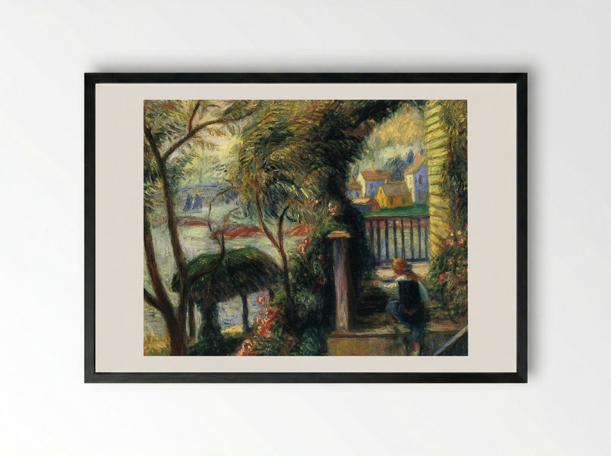 East Point, Gloucester - William James Glackens - Framed Print Black