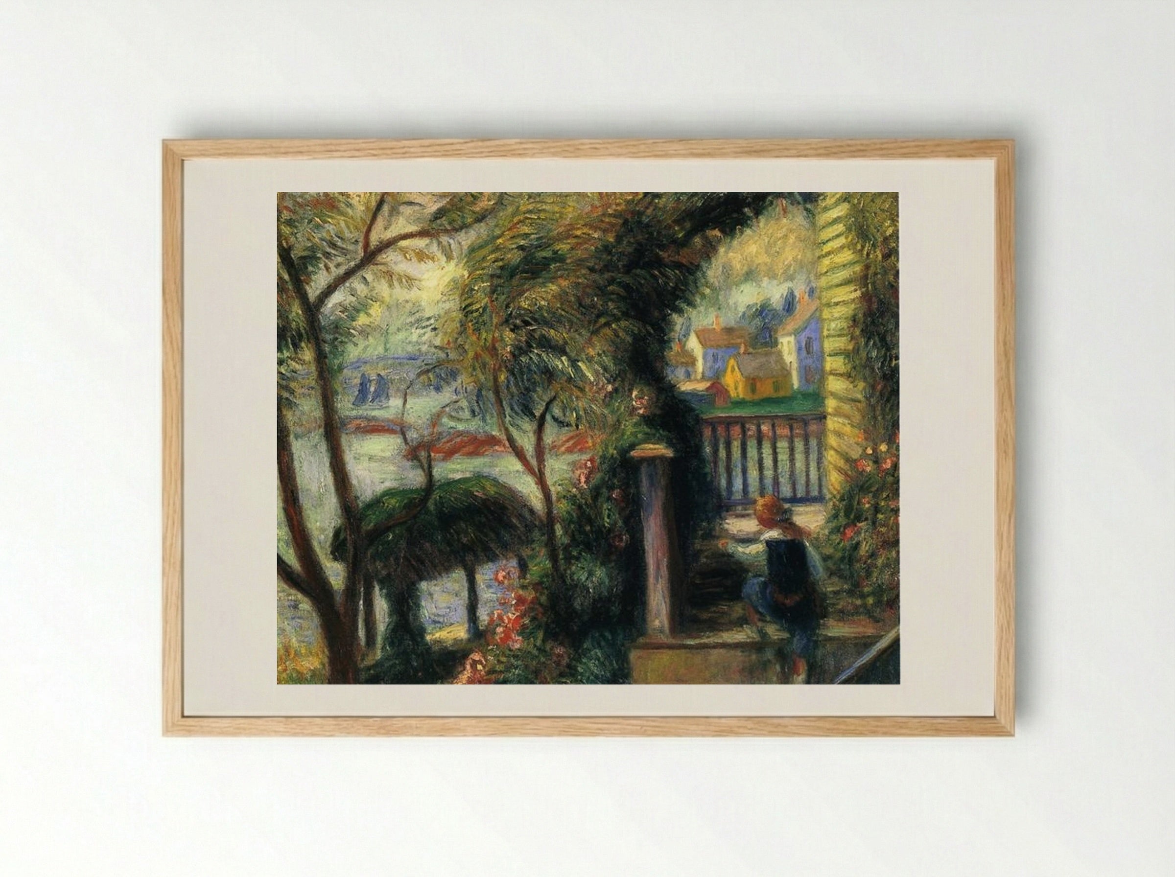 East Point, Gloucester - William James Glackens - Framed Print Wood