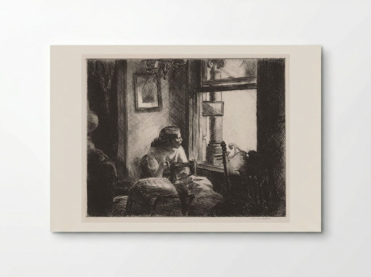 East Side Interior - Edward Hopper - Poster