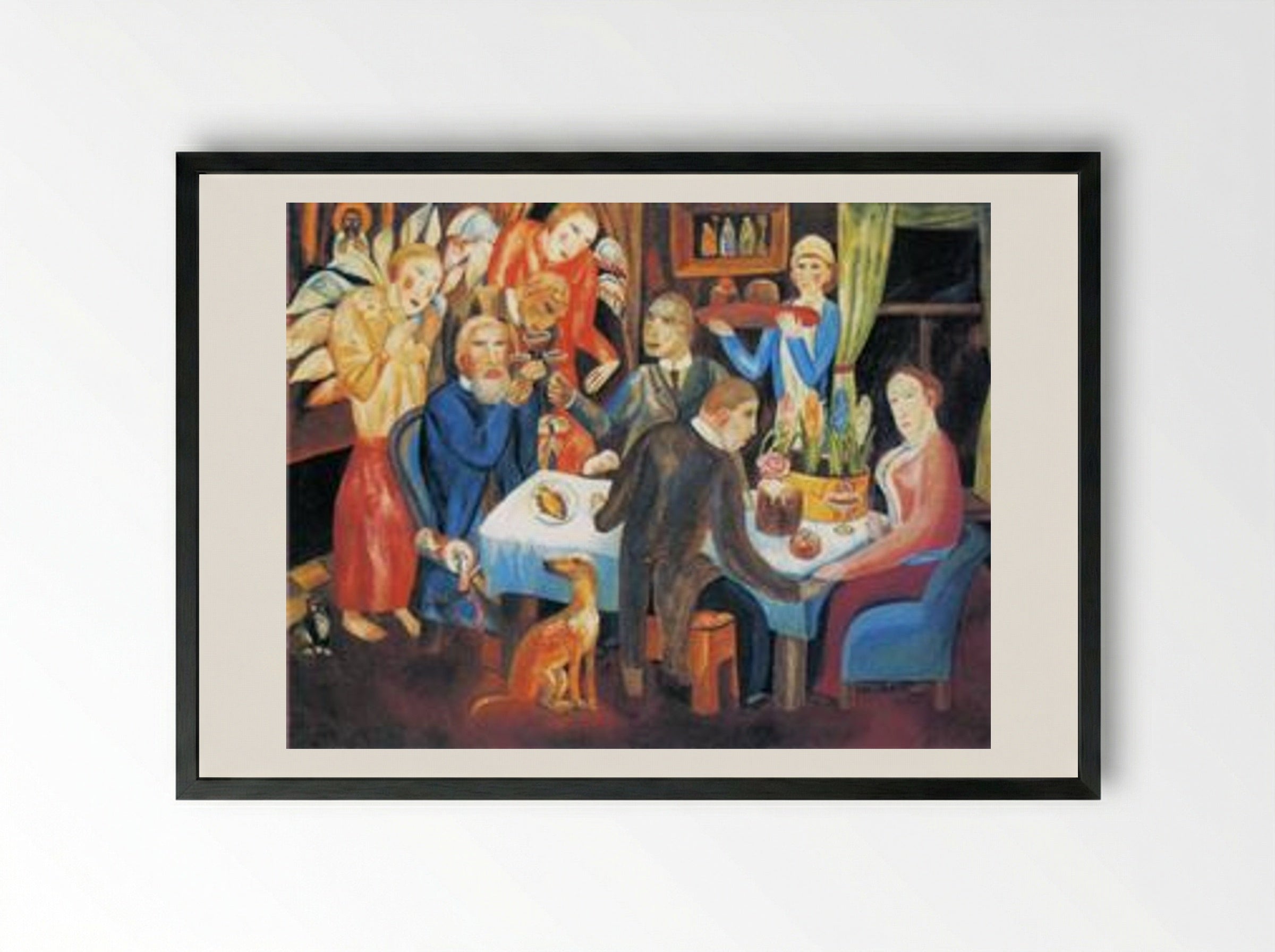 Easter - Pavel Filonov - Framed Print Black