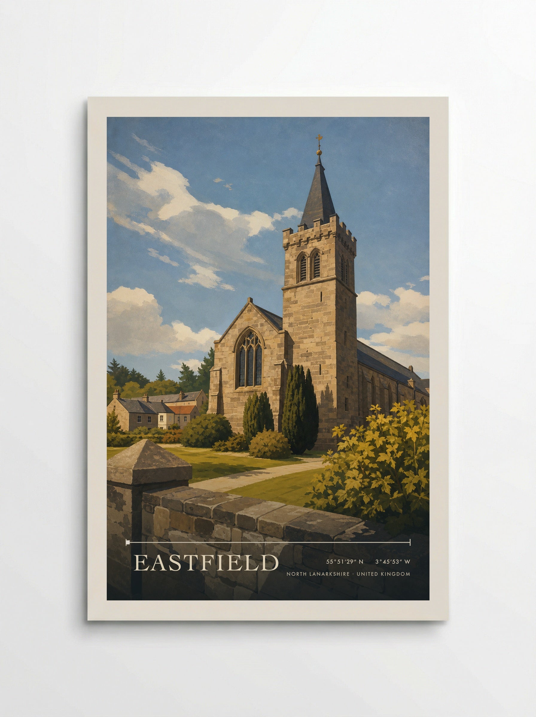 Eastfield North Lanarkshire United Kingdom Travel Poster - Poster