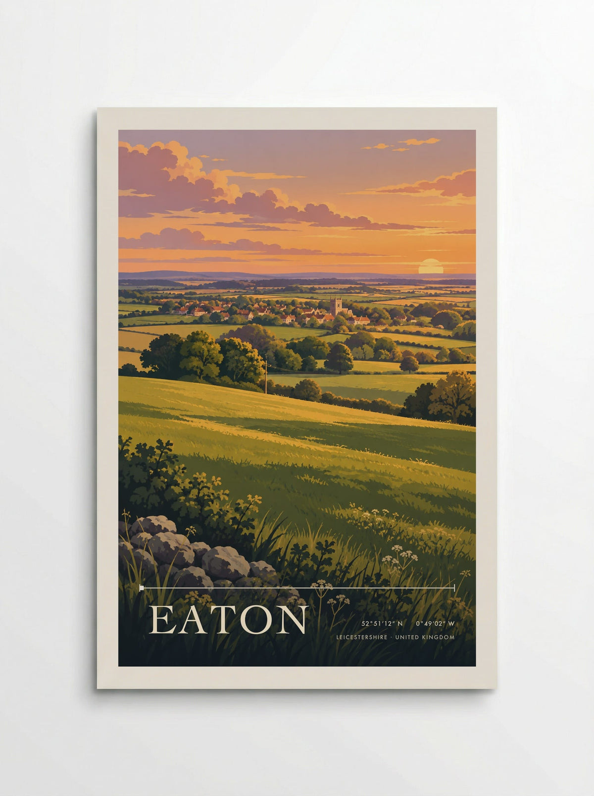 Eaton, Leicestershire | Travel Poster - Poster