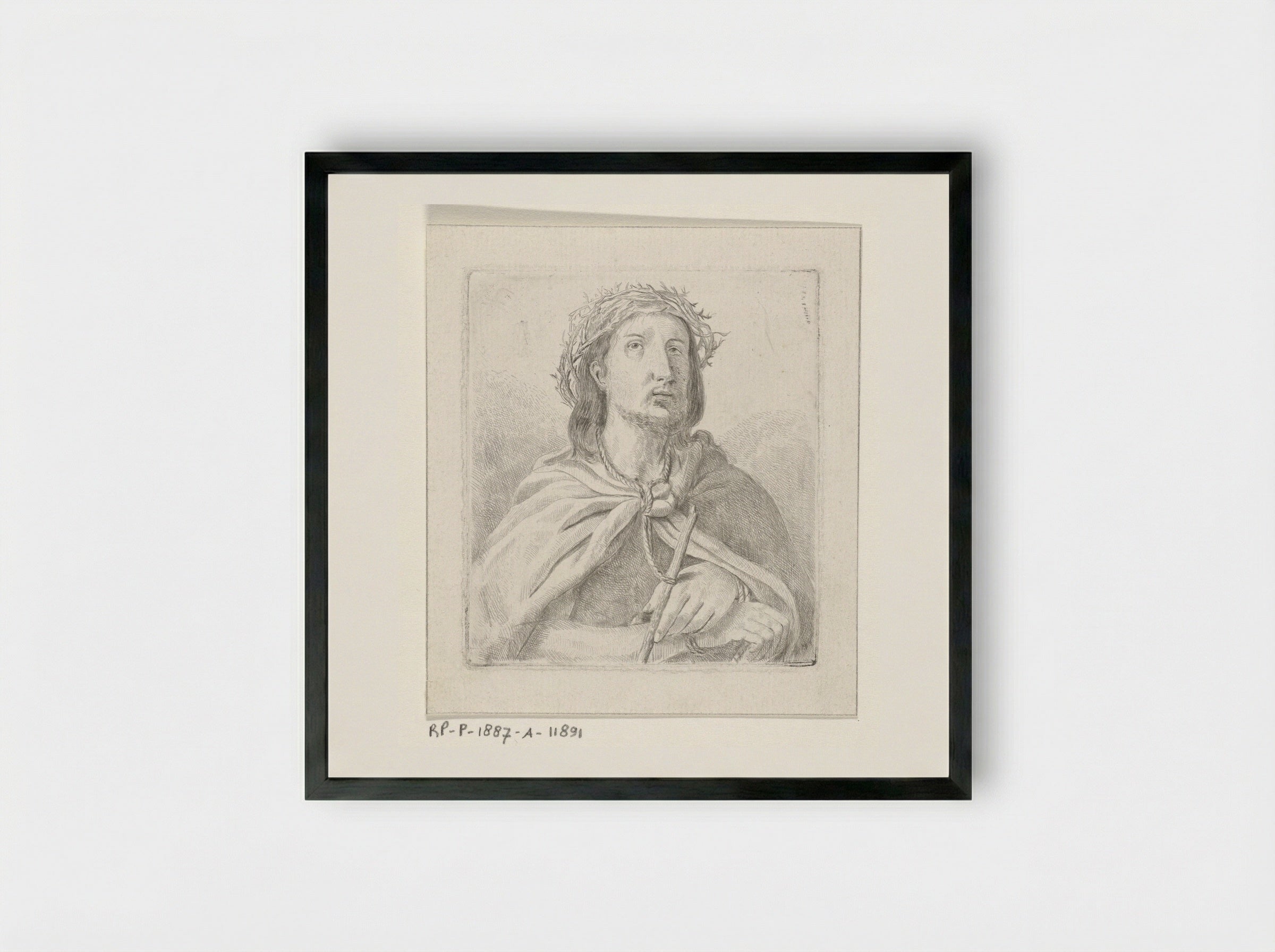 Ecce Homo - Elisabeth Alida Haanen - Framed Print Black