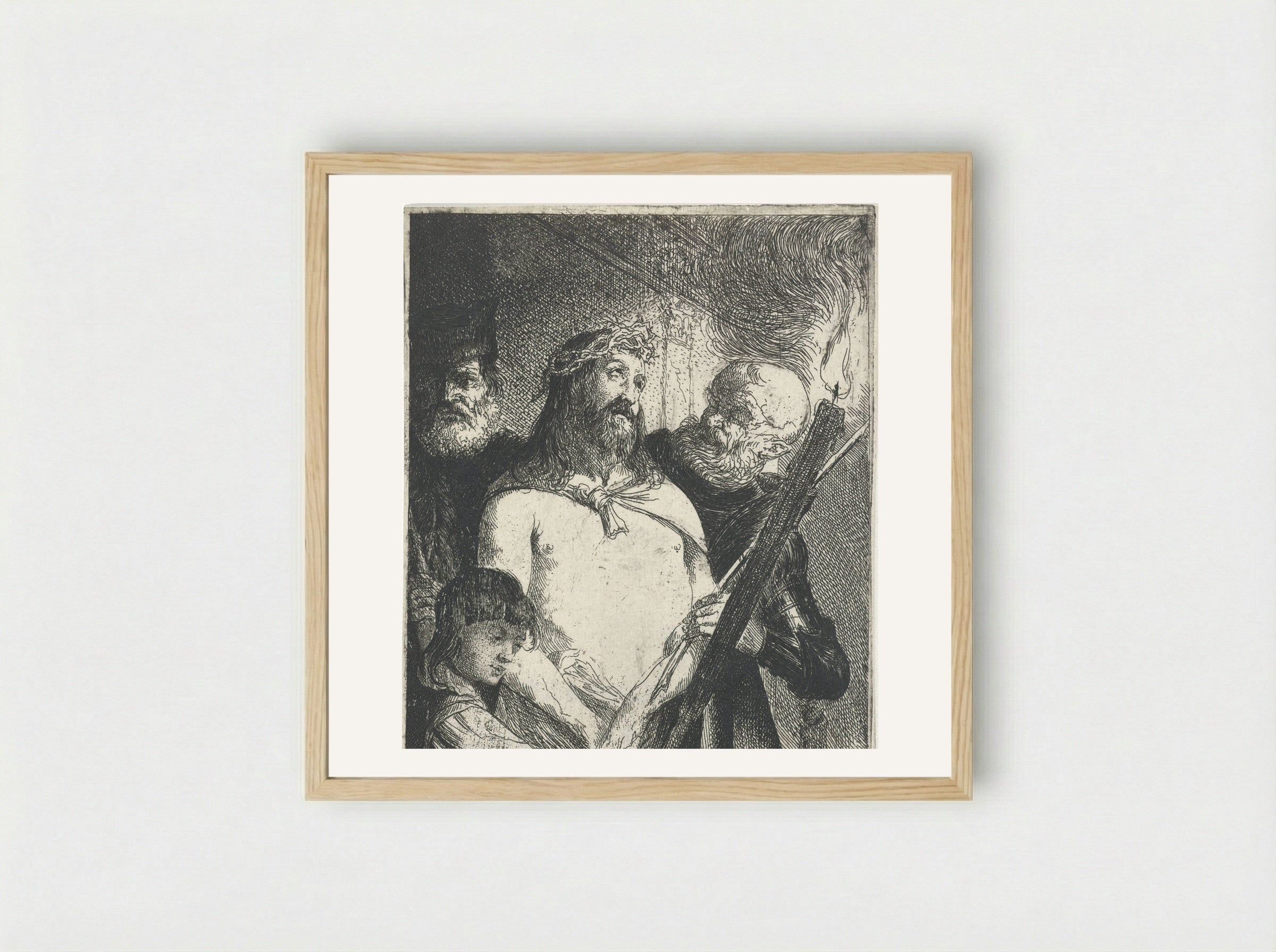 Ecce Homo - Pieter Rottermondt - Framed Print Wood