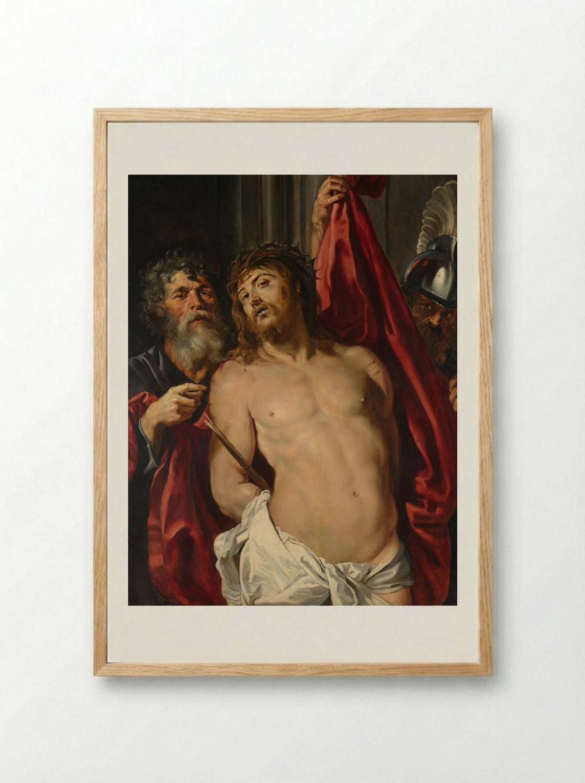 Ecce Homo - Woutherus Mol - Framed Print Wood