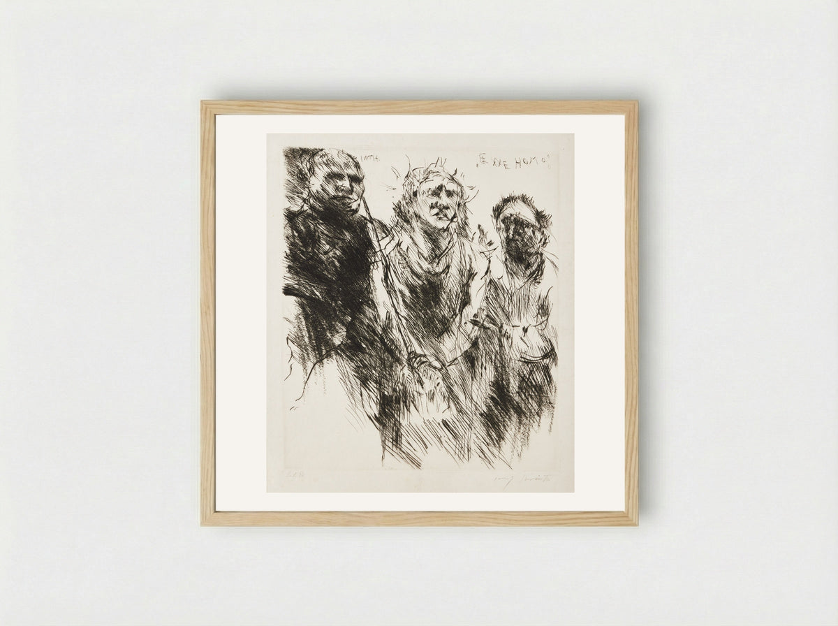 Ecce Homo - Lovis Corinth - Framed Print Wood