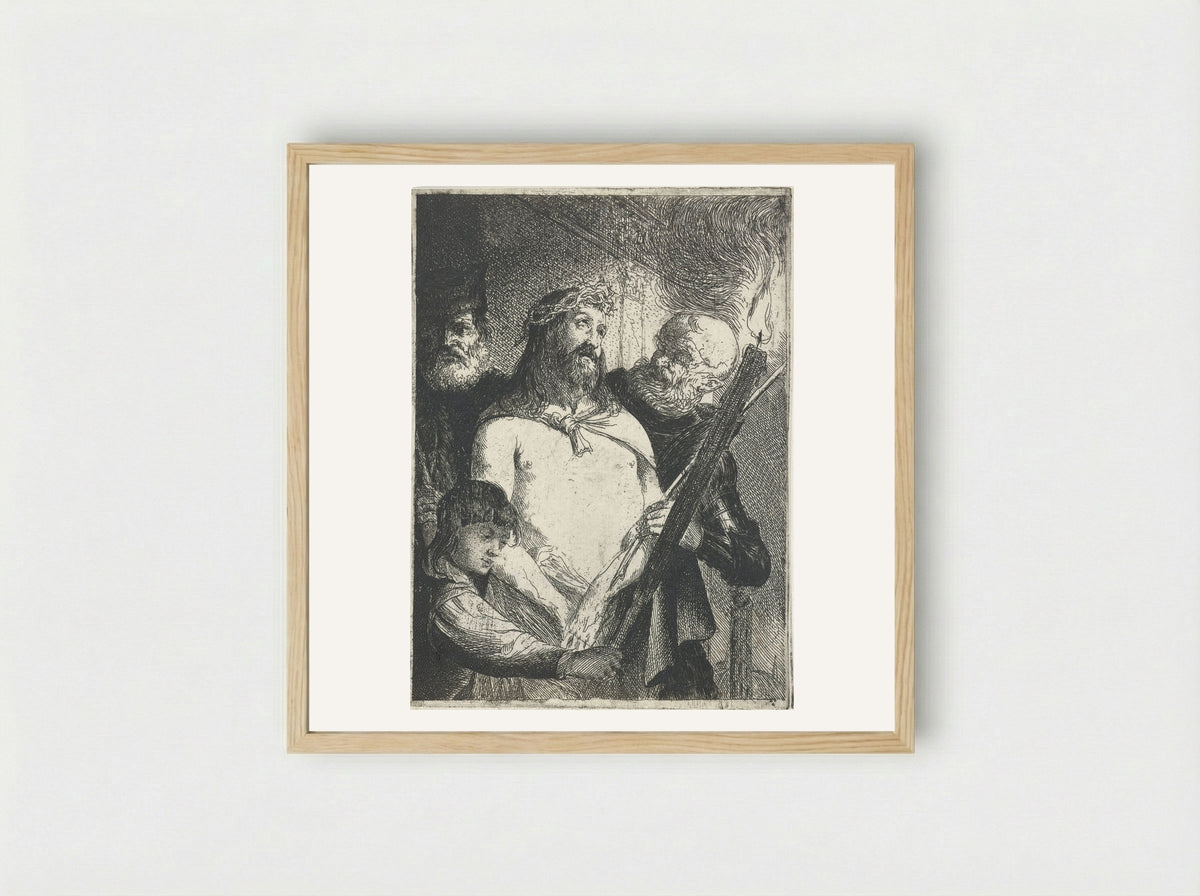 Ecce Homo - Pieter Rottermondt - Framed Print Wood