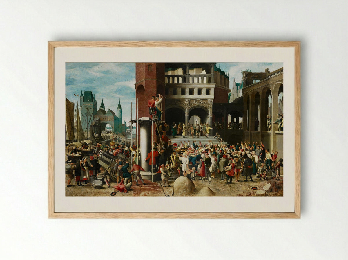 Ecce Homo - Brunswijkse Monogrammist - Framed Print Wood