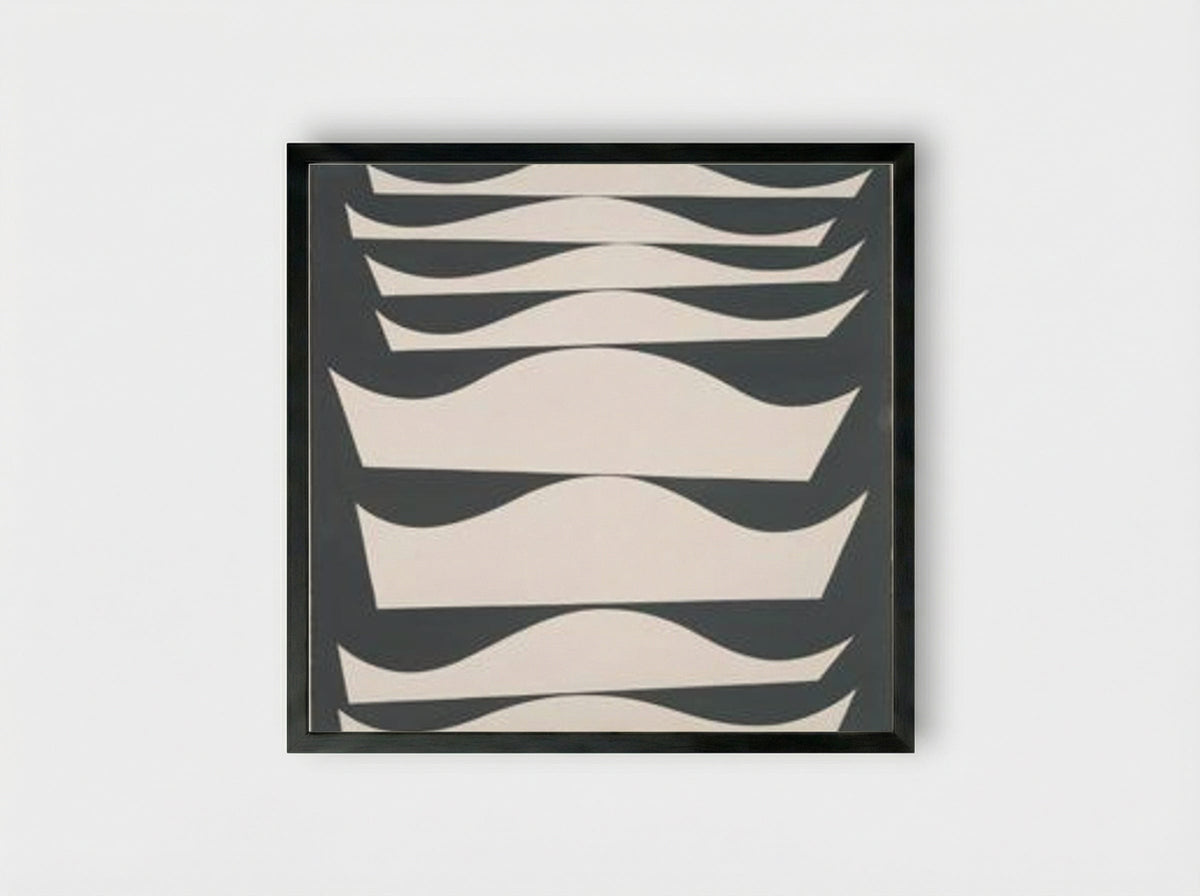 Echelonnement desaxe - Sophie Taeuber-Arp - Framed Print Black