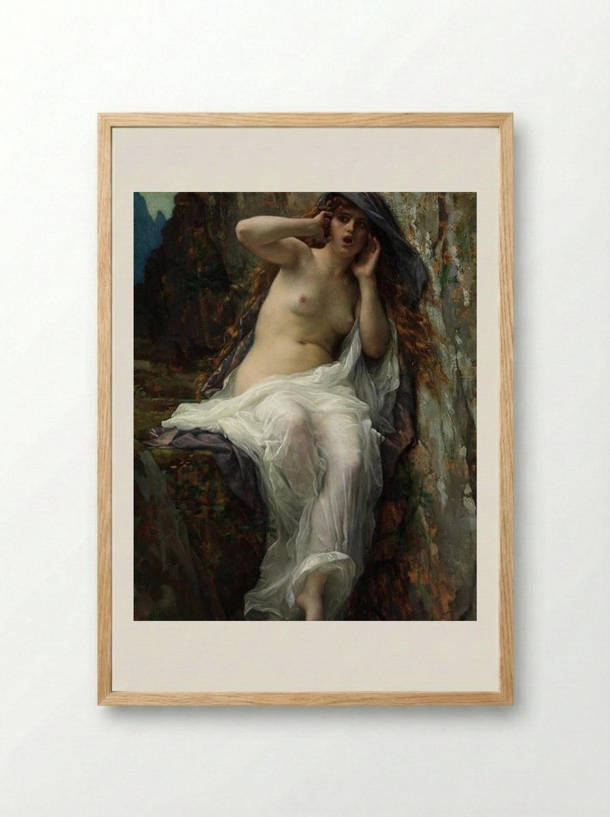 Echo - Alexandre Cabanel - Framed Print Wood