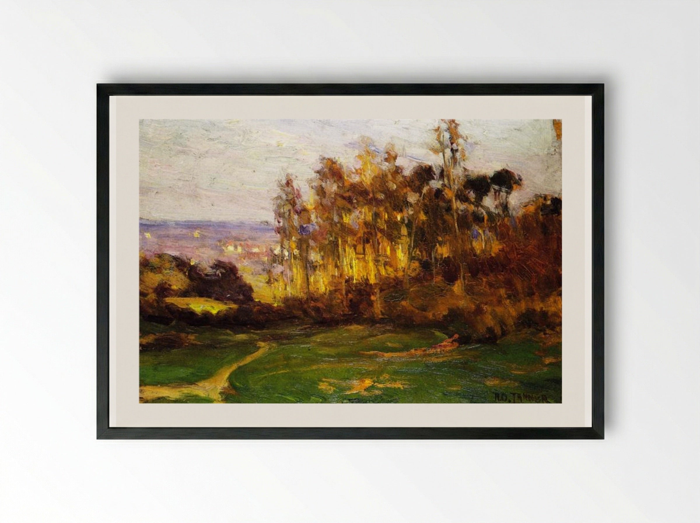 Edge of the Forest - Henry Ossawa Tanner - Framed Print Black