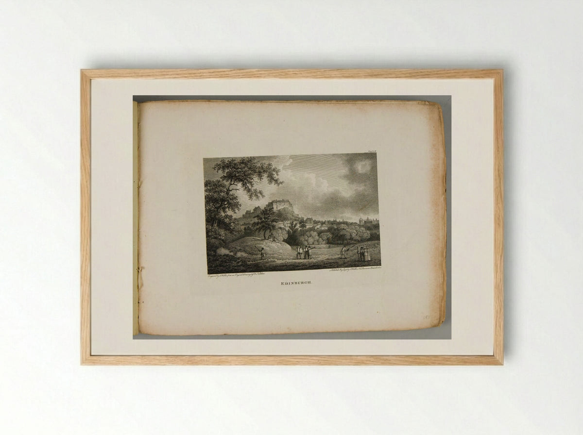 Edinburgh - John Walker - Framed Print Wood